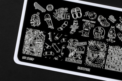 Пластина для стемпинга Go! Stamp 315 Skatepark