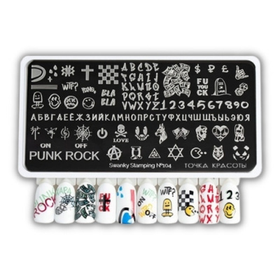 Пластина для стемпинга Swanky Stamping 104