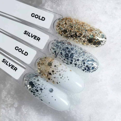 Гель-лак MOODNAIL 10мл Just Shine Silver