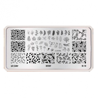 Пластина для стемпинга Go! Stamp 110 Botany