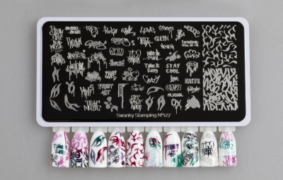 Пластина для стемпинга Swanky Stamping 127