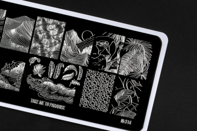 Пластина для стемпинга Go! Stamp 314 Take me to Paradise