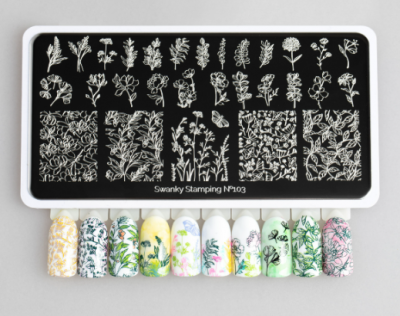 Пластина для стемпинга Swanky Stamping 103