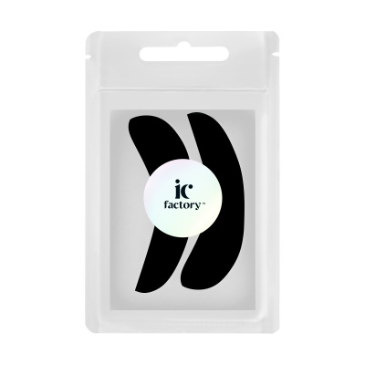 Патчи силиконовые многоразовые IC FACTORY черные 1 пара