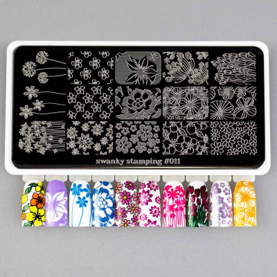 Пластина для стемпинга Swanky Stamping 011