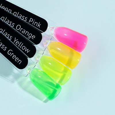 Гель-лак Monami Neon glass 8мл Orange