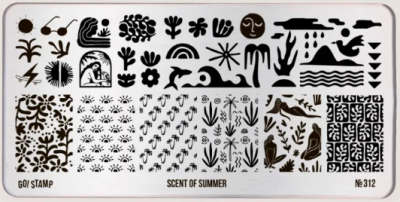 Пластина для стемпинга Go! Stamp 312 Scent of Summer