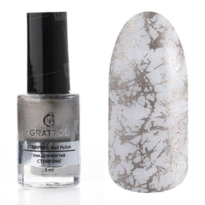 Лак №11 Grattol Nail Polish Stamping Bronze