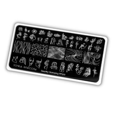 Пластина для стемпинга Swanky Stamping 070