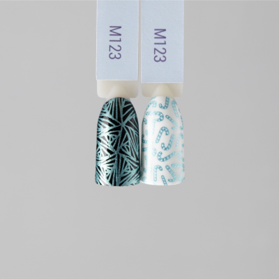 Лак для стемпинга Swanky Stamping 6мл M123 лазурный