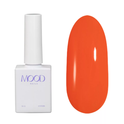 Гель-лак MOODNAIL 10мл Glow Neon Orange