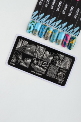 Пластина для стемпинга Go! Stamp 314 Take me to Paradise