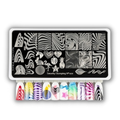 Пластина для стемпинга Swanky Stamping 059
