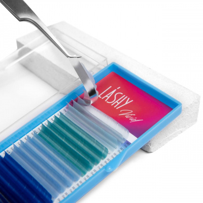 Ресницы LASHY Vivid Mix D 0,07 (10-13mm) Frost