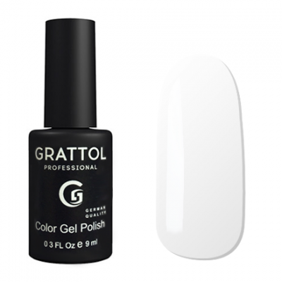 Гель-лак Grattol № 001 Color Gel Polish White