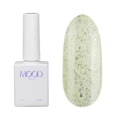 Гель-лак MOODNAIL 10мл Bit Silver Milky