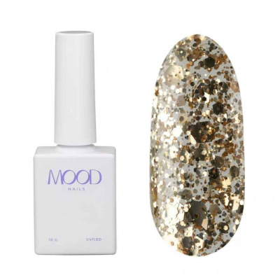 Гель-лак MOODNAIL 10мл Just Shine Gold